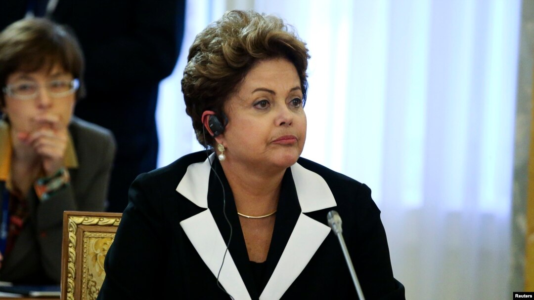 Brazil's President Dilma Rousseff is seen at a working session of the G20 Summit in Strelna near St. Petersburg, September 5, 2013. REUTERS/Sergei Karpukhin (RUSSIA - Tags: POLITICS) - RTX138C8