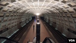 Платформа однієї із станцій метрополітену столиці США