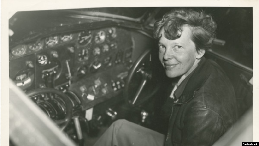 FILE - Aviatrix Amelia Earhart is pictured in this undated photo.