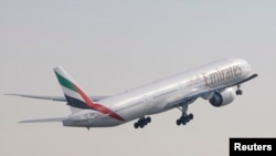 Avião da Emirates