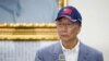 台湾鸿海集团董事长郭台铭头戴台湾国旗帽2019年4月17日宣布参加2020台湾总统竞选。