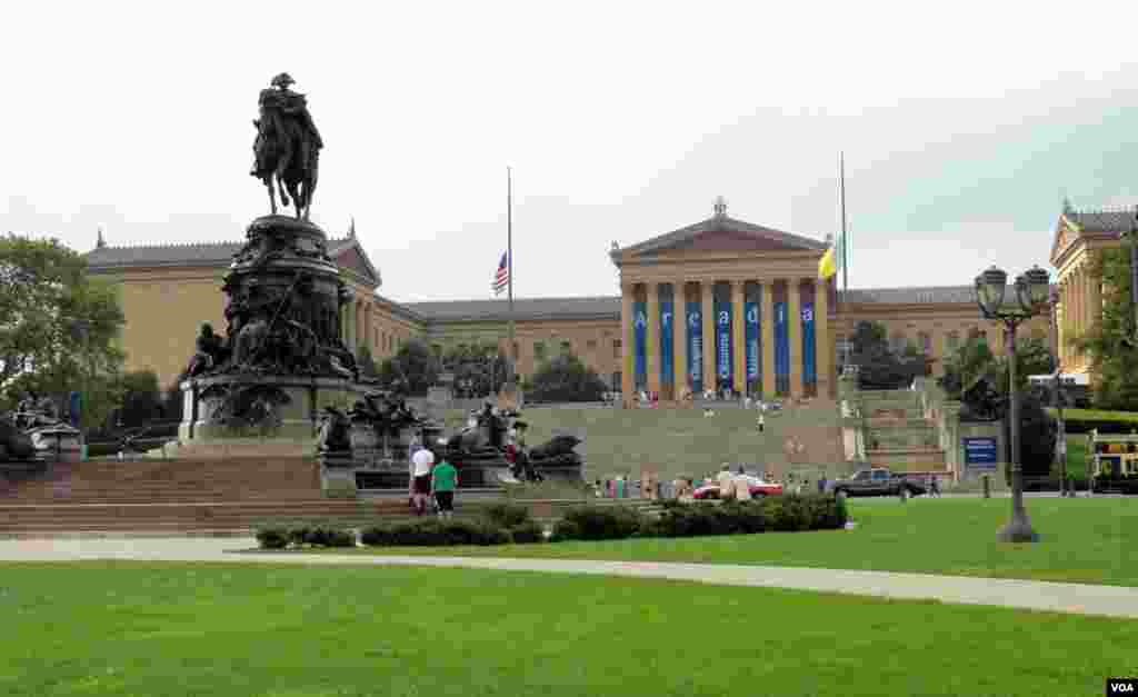 The Philadelphia Museum of Art. (Z. Hoke/VOA)
