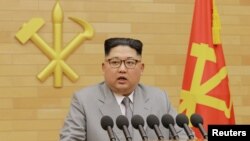 Shugaba Kim Jon Un.