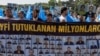 2022年5月26日维吾尔族人在土耳其伊斯坦布尔中国领事馆附近抗议